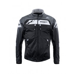 KENNY RACING KURTKA SOFTSHELL GREY CZARNY/SZARY/BIAŁY