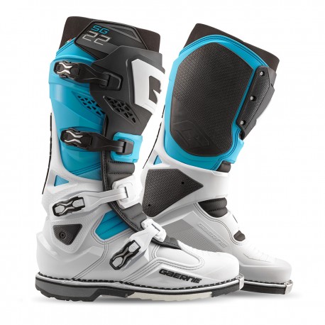 BUTY GAERNE SG22 WHITE/BLACK/LIGHT BLUE LE