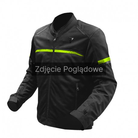 KURTKA TEKSTYLNA REBELHORN ECHO BLACK/FLUO YELLOW 10XL