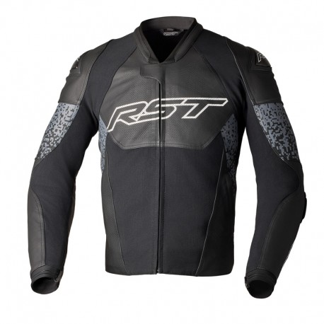 KURTKA SKÓRZANA RST PRO SERIES SUPERSPORT-K BLACK/GREY 3XL (3560)