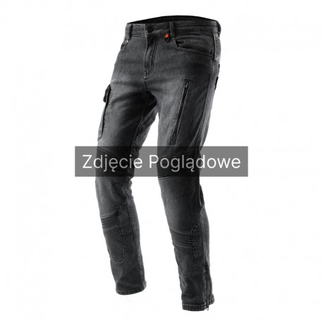 SPODNIE JEANS REBELHORN VANDAL MONOLAYER WASHED BLACK W28L32