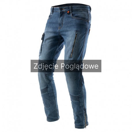 SPODNIE JEANS REBELHORN VANDAL MONOLAYER WASHED BLUE W28L32