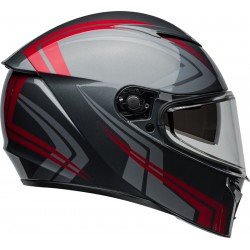 KASK BELL LITHIUM ECE6 JETSTREAM GRAY/CANDY RED S