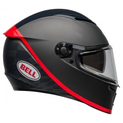 KASK BELL LITHIUM MIPS ECE6 HRTLCK MATTE/GLOSS BLACK RED S