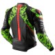 KURTKA SKÓRZANA REBELHORN VELOCE CAMO BLACK/GREEN/FLUO RED 46