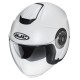 KASK HJC I40N SOLID SEMI FLAT PEARL WHITE XS