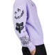 BLUZA FOX HELLO FUTURE OVERSIZED CREW LILAC M