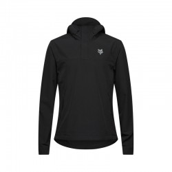 BLUZA ROWEROWA Z KAPTUREM FOX RANGER WIND PULLOVER BLACK S