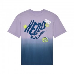 T-SHIRT FOX LADY HELLO FUTURE OVERSIZED LILAC S