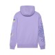 BLUZA Z KAPTUREM FOX LADY HELLO FUTURE FLEECE PO LILAC XS