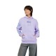 BLUZA Z KAPTUREM FOX LADY HELLO FUTURE FLEECE PO LILAC XS