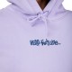 BLUZA Z KAPTUREM FOX LADY HELLO FUTURE FLEECE PO LILAC XS