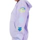 BLUZA Z KAPTUREM FOX LADY HELLO FUTURE FLEECE PO LILAC XS