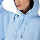 BLUZA Z KAPTUREM FOX LADY WORDMARK OVERSIZED FLEECE PO CASHMERE BLUE XS