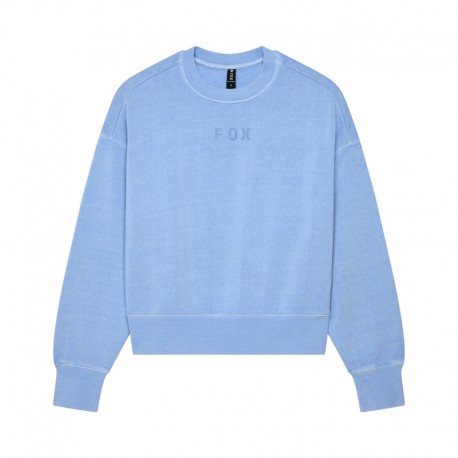 BLUZA FOX LADY WORDMARK OVERSIZED FLEECE CREW CASHMERE BLUE XS