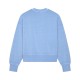 BLUZA FOX LADY WORDMARK OVERSIZED FLEECE CREW CASHMERE BLUE XS