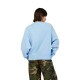 BLUZA FOX LADY WORDMARK OVERSIZED FLEECE CREW CASHMERE BLUE XS