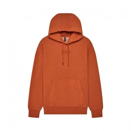 BLUZA Z KAPTUREM FOX WORDMARK OVERSIZED FLEECE S