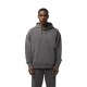 BLUZA Z KAPTUREM FOX WORDMARK OVERSIZED FLEECE PO PEWTER S