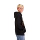 BLUZA Z KAPTUREM FOX JUNIOR ELEVATED FLEECE PO BLACK YS