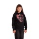 BLUZA Z KAPTUREM FOX JUNIOR IMAGE SKULL FLEECE PO BLACK YS