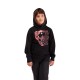 BLUZA Z KAPTUREM FOX JUNIOR IMAGE SKULL FLEECE PO BLACK YS