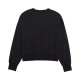 BLUZA FOX LADY WORDMARK OVERSIZED FLEECE CREW BLACK XS