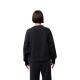 BLUZA FOX LADY WORDMARK OVERSIZED FLEECE CREW BLACK XS