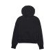 BLUZA Z KAPTUREM FOX LADY WORDMARK OVERSIZED FLEECE PO BLACK XS