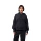 BLUZA Z KAPTUREM FOX LADY WORDMARK OVERSIZED FLEECE PO BLACK XS