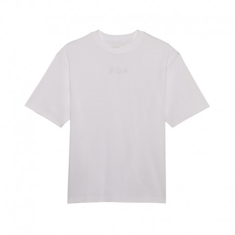 T-SHIRT FOX WORDMARK OVERSIZED OPTIC WHITE S