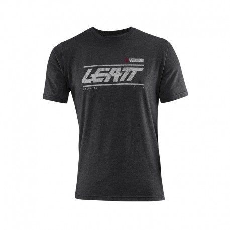 T-SHIRT LEATT CORE BLACK L/US42/EU52