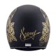 KASK SUOMY ROKK CALAVERA BLACK/GOLD