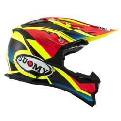 SUOMY ALPHA WAVES MATT RED/YELLOW HELMET