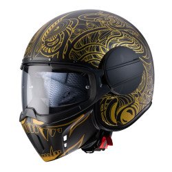 KASK CABERG GHOST MAORI CZARNY MAT/ZŁOTY