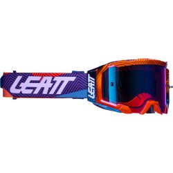 GOGLE LEATT VELOCITY 5.5 IRIZ NEON ORANGE BLUE UC 26% POMARAŃCZOWY FLUO/FIOLETOWY/NIEBIESKI SZYBKA LUSTRZANA