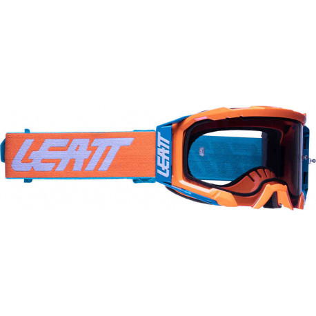 LEATT VELOCITY 5.5 GOGGLE NEON ORANGE LIGHT GREY 58%