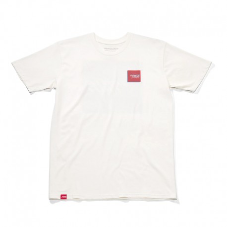 T-SHIRT SANTA CRUZ 3D SQUARED WHITE M