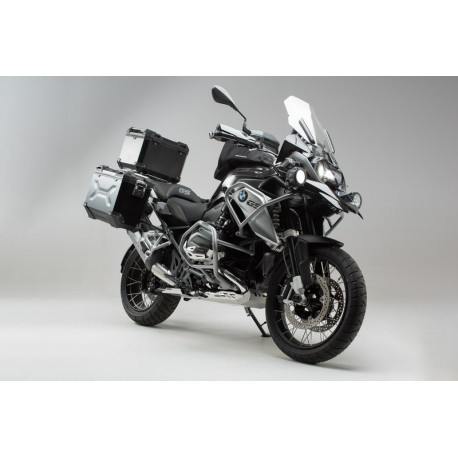 ZESTAW ZABEZPIECZAJĄCY MOTOCYKL ADVENTURE SW-MOTECH BMW R1200GS LC (12-16) SILVER