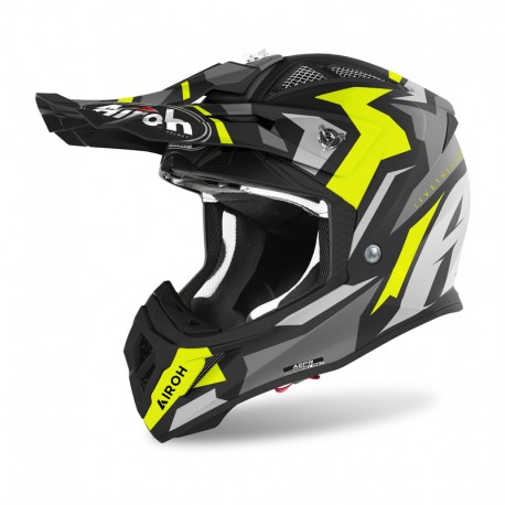 KASK AIROH AVIATOR ACE SWOOP YELLOW MAT XS