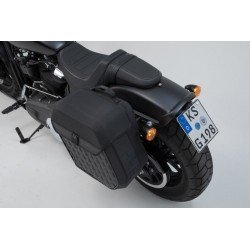 ZESTAW SAKWA I STELAŻ LEGEND GEAR SW-MOTECH HARLEY-DAVIDSON SOFTAIL FAT BOB (17-), BLACK