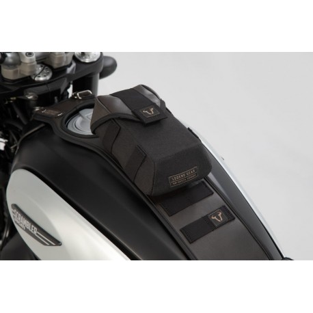 ZESTAW TORBA AKCESORYJNA LA2 I PAS NA ZBIORNIK SLA SW-MOTECH KAWASAKI VULCAN S (16-), BROWN