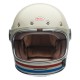 KASK BELL BULLITT STRIPES PEARL WHITE/OXBLOOD/BLUE S