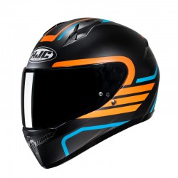 KASK HJC C10 LITO BLACK/ORANGE XS