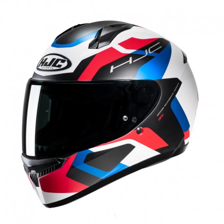 KASK HJC C10 TINS WHITE/BLUE/RED XS