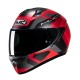 KASK HJC C10 TINS BLACK/RED XS