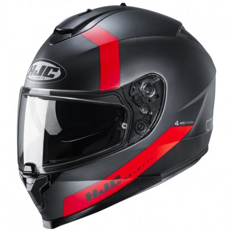 KASK HJC C70 EURA BLACK/RED XS