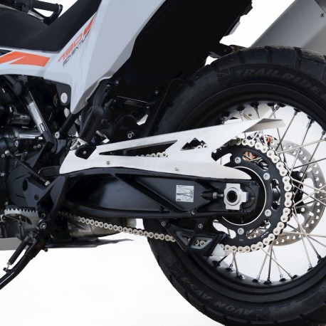 OSŁONA ŁAŃCUCHA RG RACING KTM 790 ADVENTURE 19-/HUSQ. NORDEN 901 22- SILVER