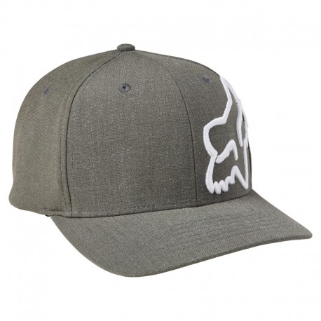 CZAPKA Z DASZKIEM FOX CLOUDED FLEXFIT 2.0 GREY/WHITE S/M