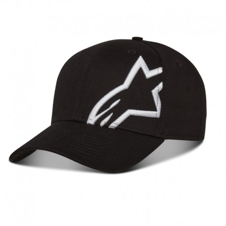 CZAPKA Z DASZKIEM ALPINESTARS CORP SNAP 2 BLACK/WHITE OS